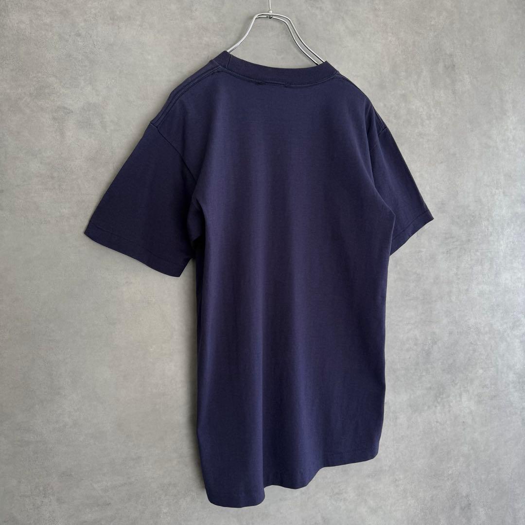 90s ナツメグ ニューヨーク・ヤンキース プリントTシャツ ネイビー M