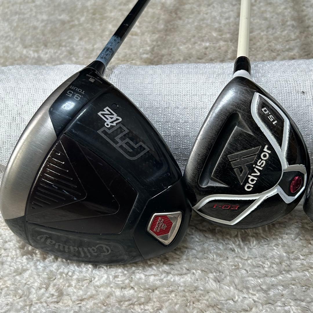 メンズ　キャロウェイ　プロギア　豪華16本　ゴルフセット　キャディバッグ付き