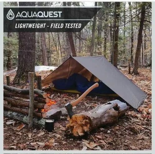 Aqua Quest Safari Large Tarp オリーブドラブ/カモ