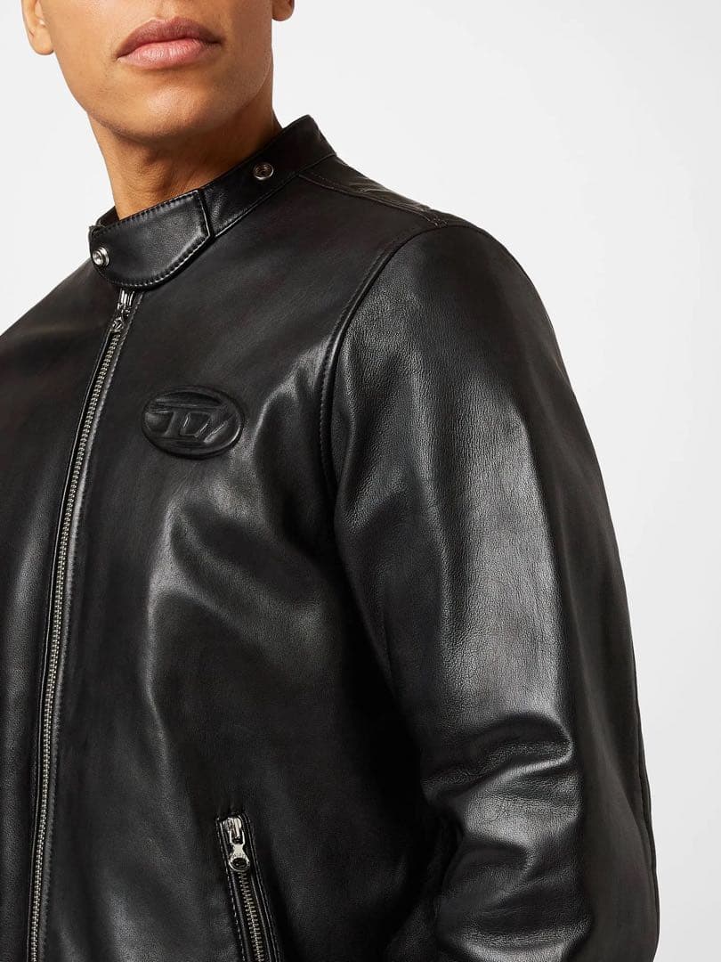 【ASH 着用】DIESEL シングルライダース レザージャケット