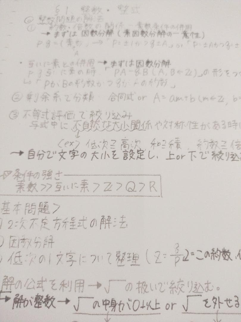 鉄緑会の大阪校高3理系数学単元別演習板書ノート　SEG　駿台　河合塾　東進