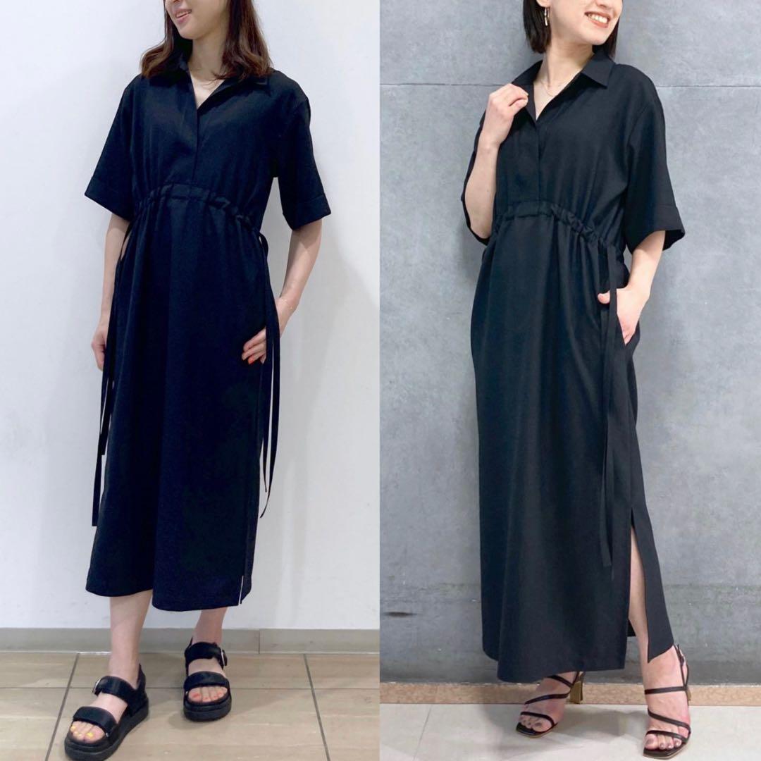 theory luxe 22SS 完売 ロング丈ショートスリーブシャツワンピース