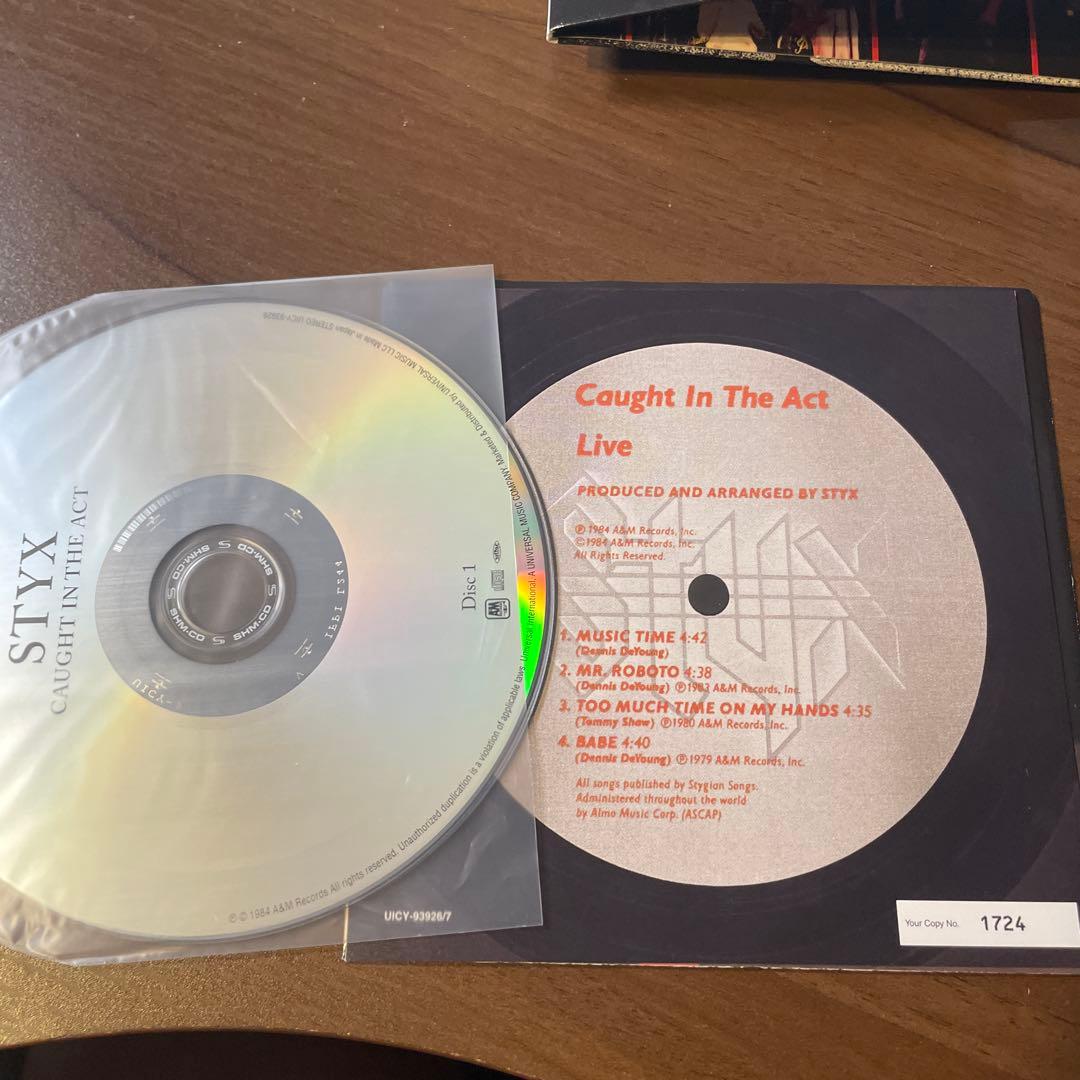 AOR 紙ジャケットCD スティクス/コート・イン・ジ・アクト