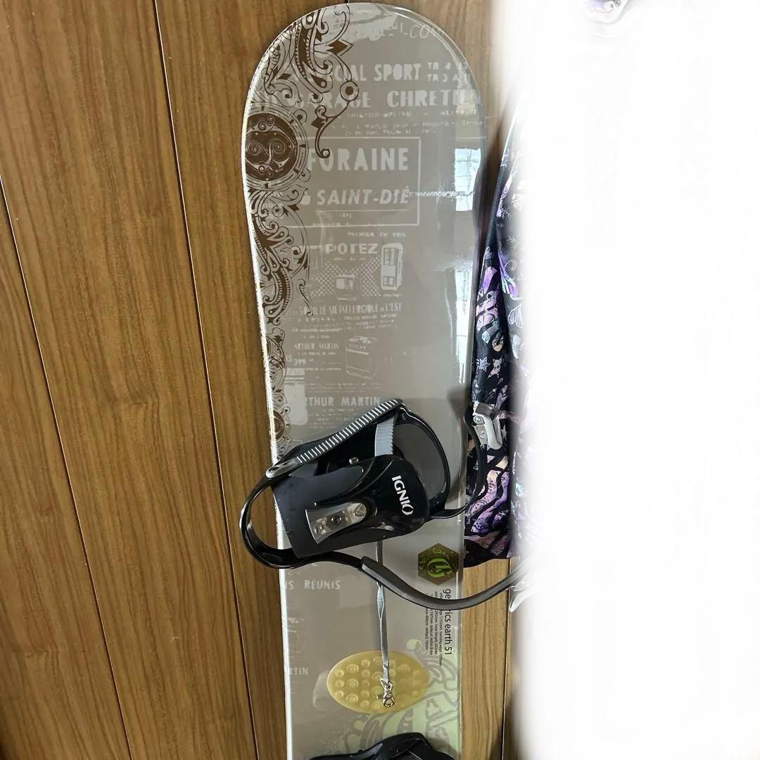 【美品】スノボーセット　板　ビィンディング　ブーツ　ウエア　ゴーグル　ケース