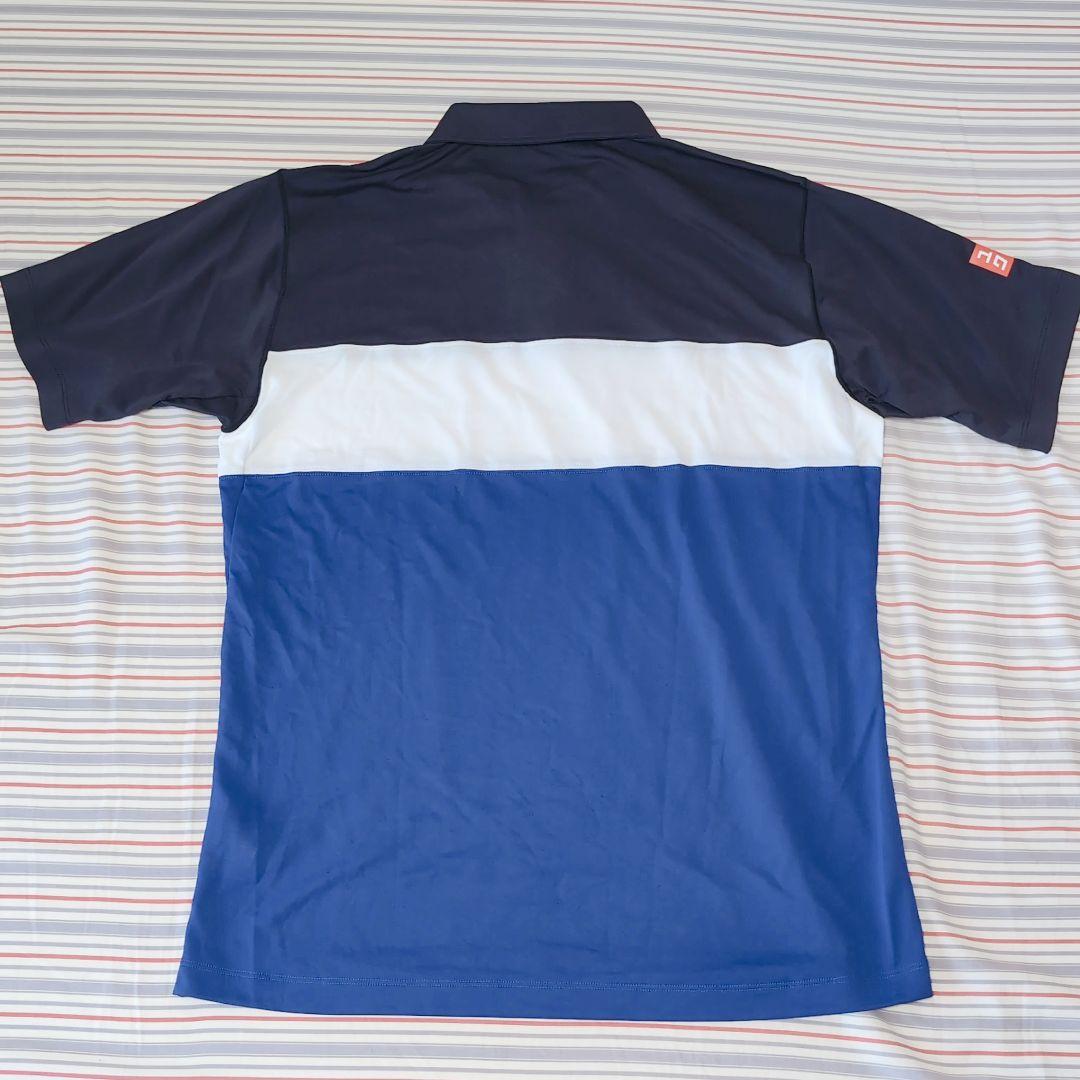 ユニクロ 錦織圭 2015全仏ゲームポロ プラクティスシャツ L