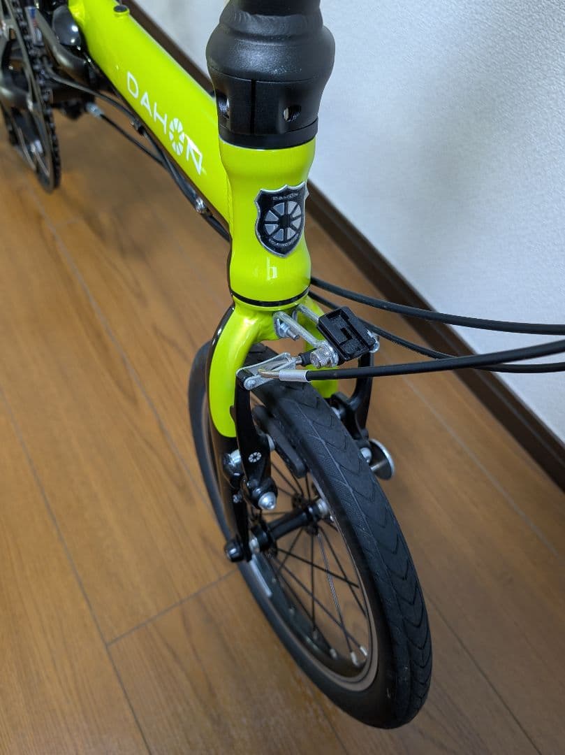 DAHON K3 2020年モデル ライムグリーン 室内保管 カスタム多数