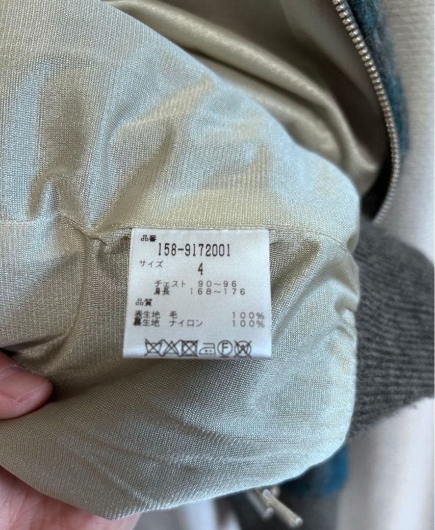 マスターバニー エディション　裏地付フルジップニットセーターブルゾン