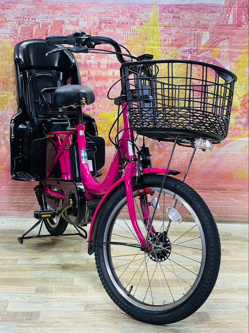 ZK3448 電動自転車 ヤマハ パスバビー 子供乗せ 20インチ 送料無料