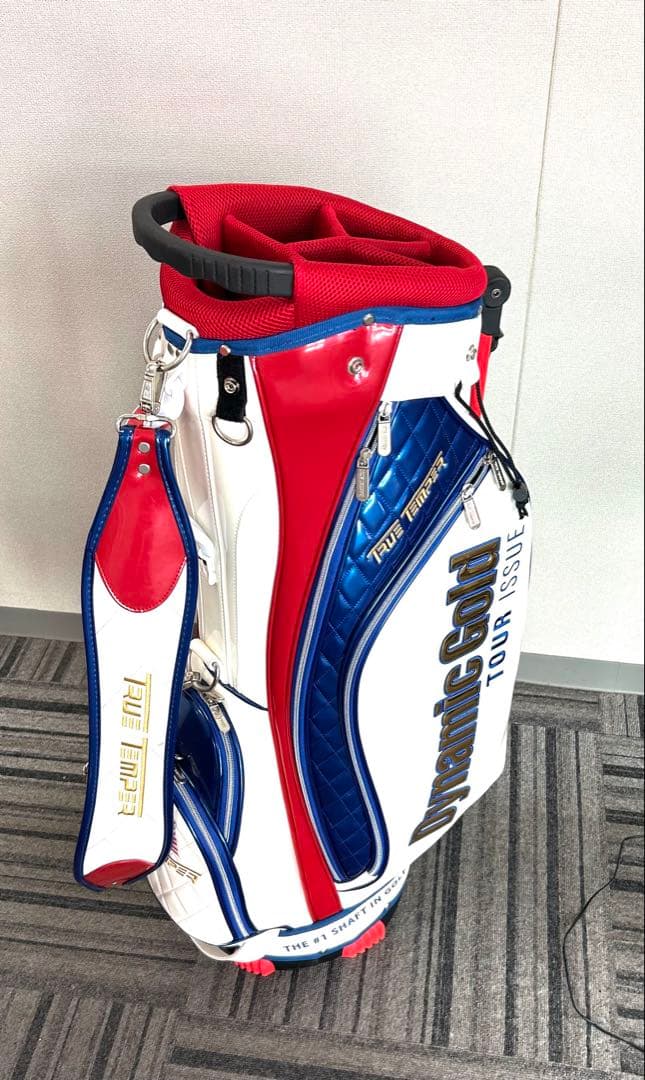 100本限定！USA 美品 ダイナミックゴールド スタンド キャディバッグ（白）