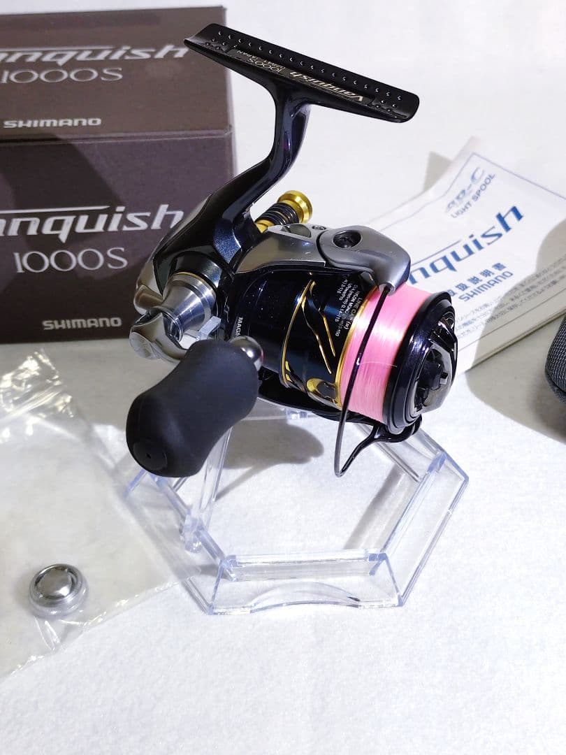 12 ヴァンキッシュ 1000s 16ヴァンキッシュスプール交換済　リールガード