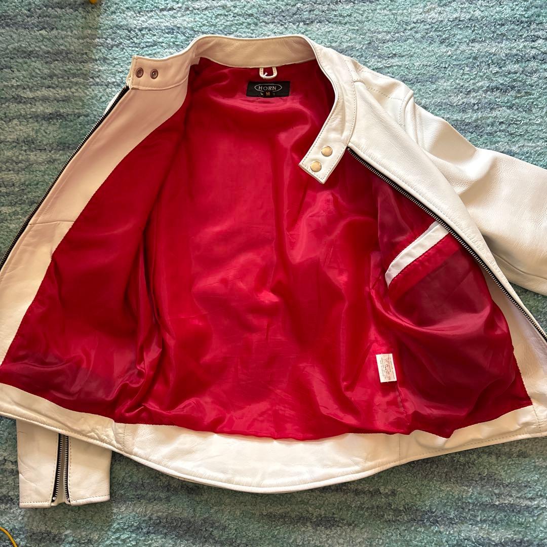HORN WORKS シングルライダースジャケット　ホーンワークス 牛革製