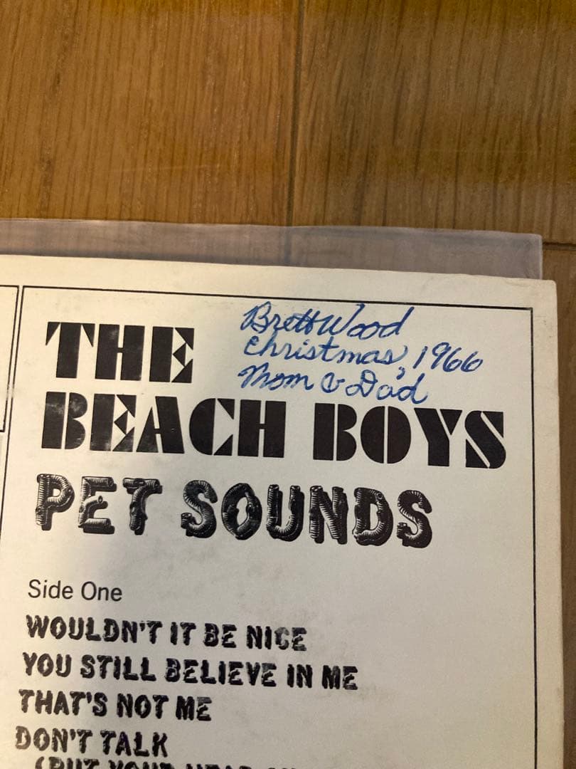 稀少USオリジナルLAプレスMonoビーチボーイズPet Soundsレコード