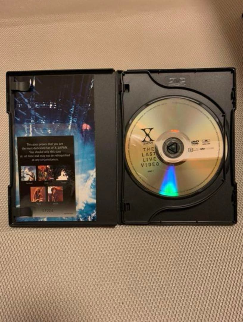 【超レア品】X JAPAN LAST LIVE シリアルナンバー付き。