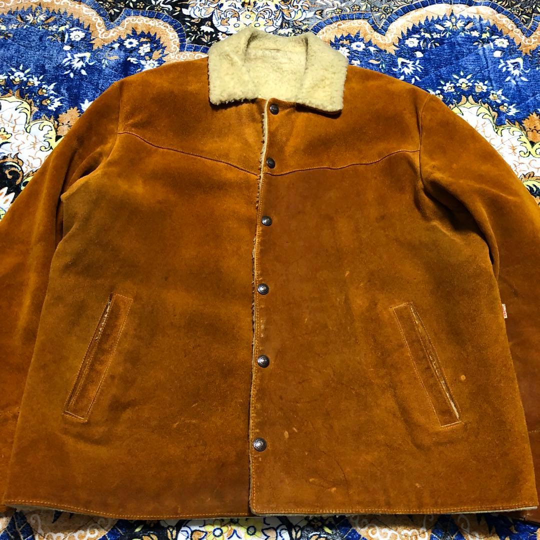 リーバイス　ショートホーン　50s レザージャケット　スウェードジャケット