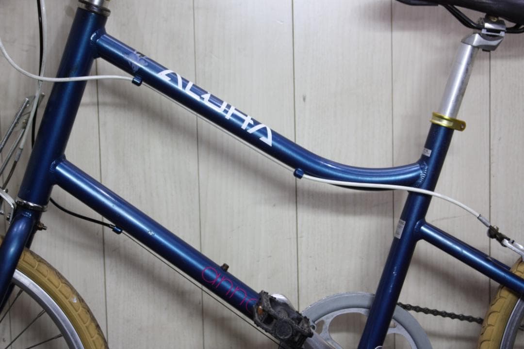 ANNAアンナ クリーム 20インチ 7速 アルミ380mm 青minivelo