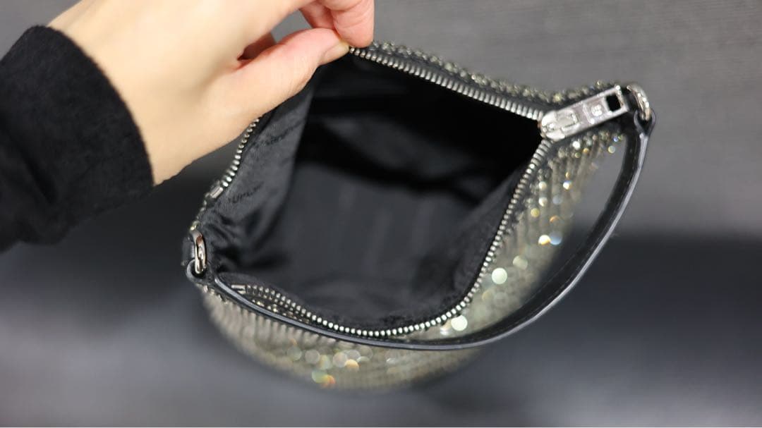 アレキサンダー・ワン ブラック スタッズ ハンドルバッグ パーティーバッグ