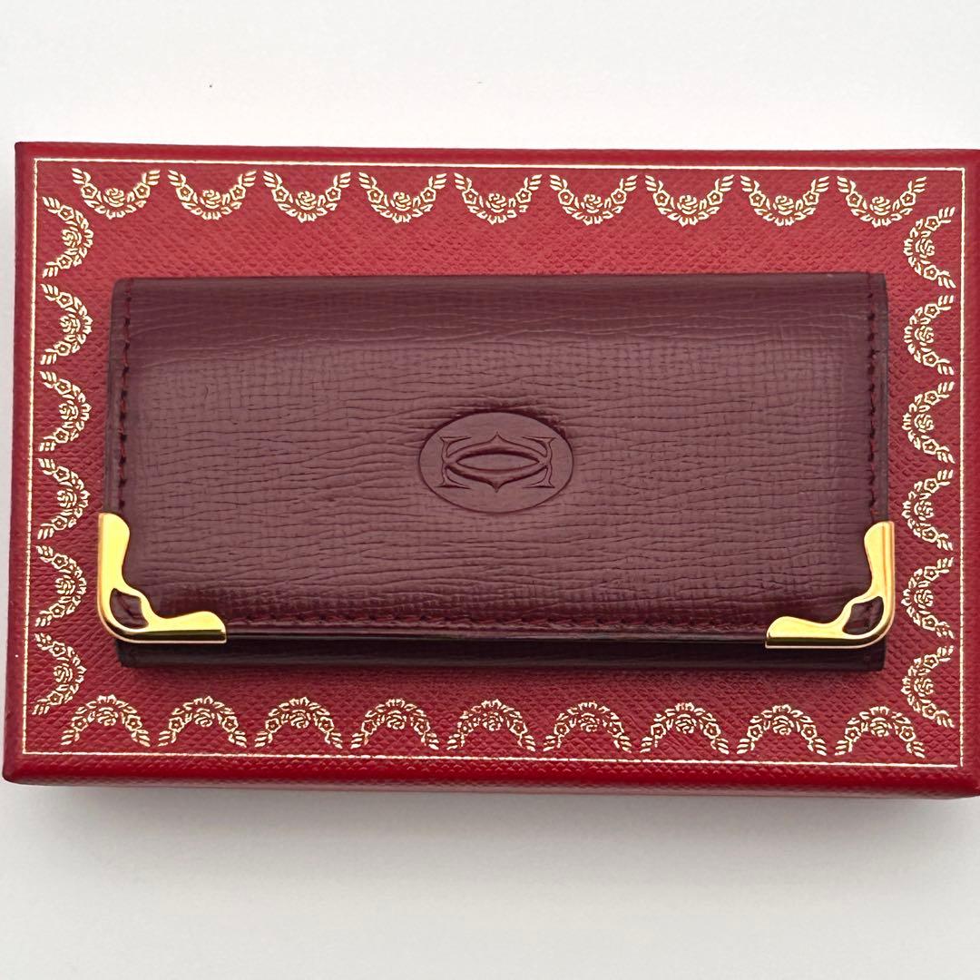極美品✨ Cartier カルティエ キーケース マストライン 【カード付き】