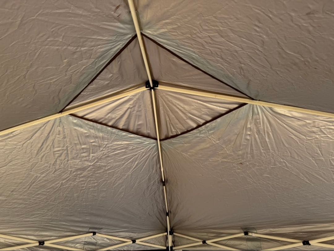 FIELDOOR タープ 300cm x 300cm ブラウン