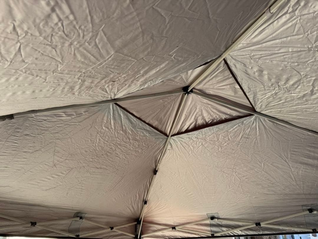 FIELDOOR タープ 300cm x 300cm ブラウン