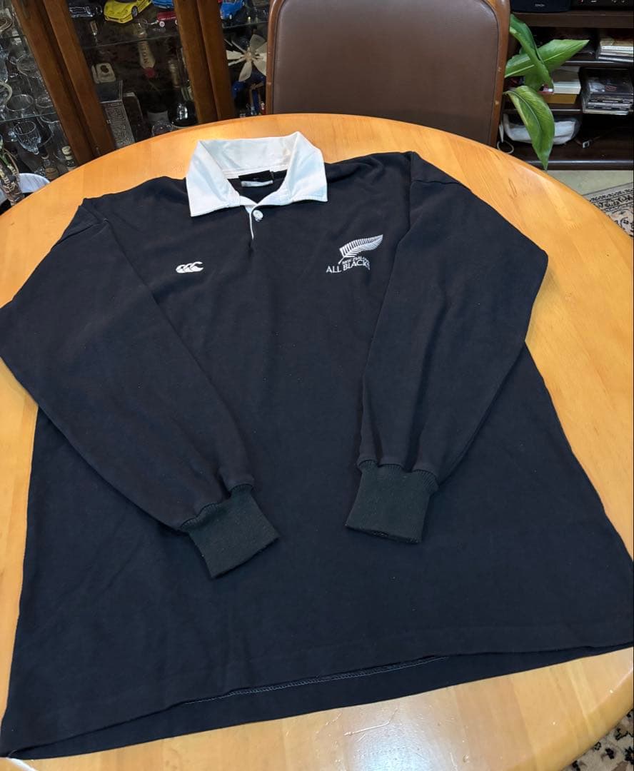 オールブラックス カンタベリー ニュージーランド ラガーシャツ サイズL