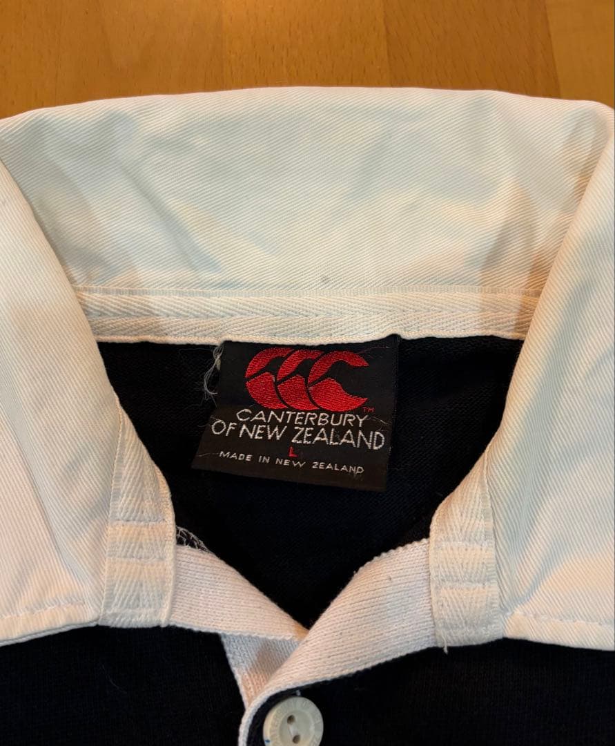 オールブラックス カンタベリー ニュージーランド ラガーシャツ サイズL