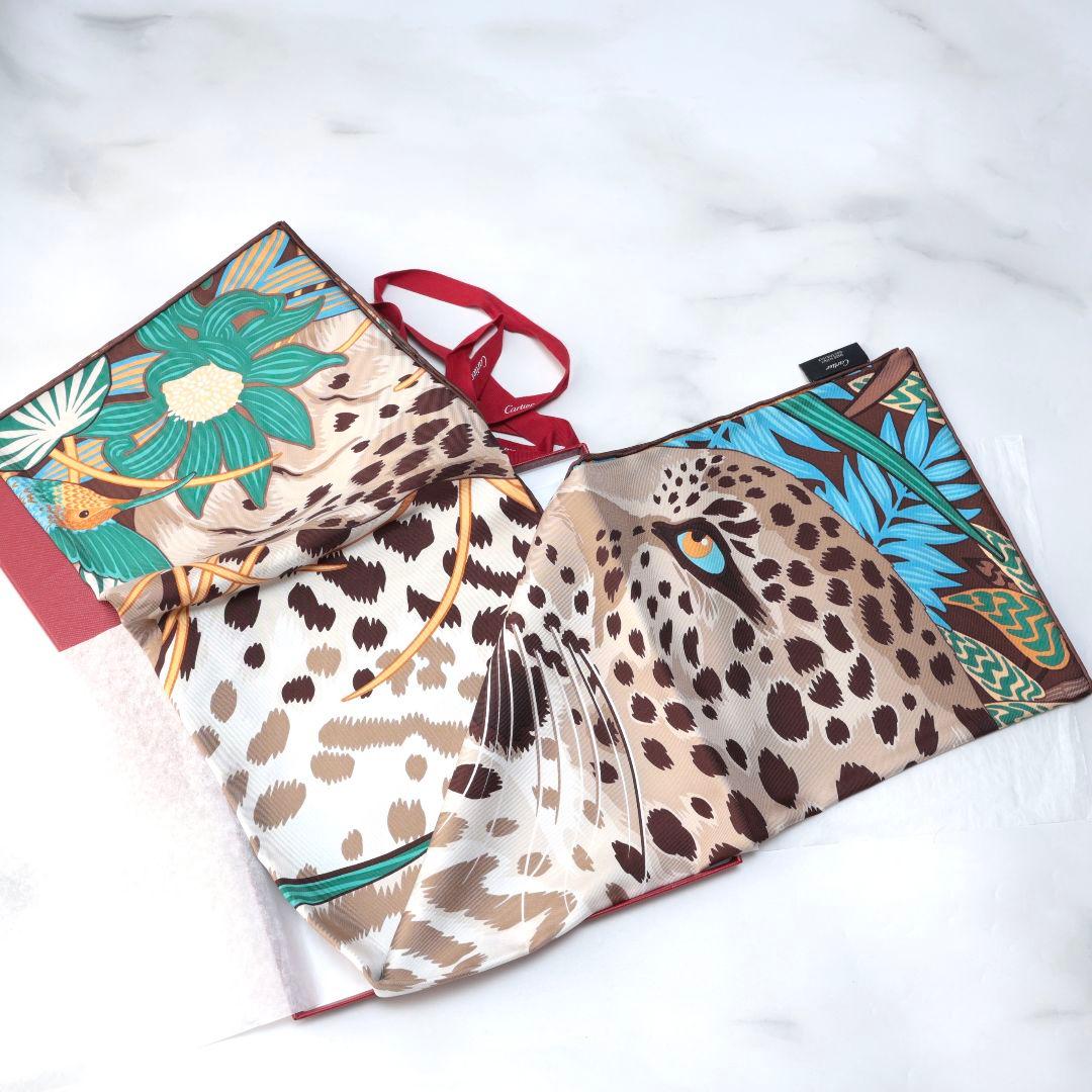 未使用 カルティエ スカーフ 90