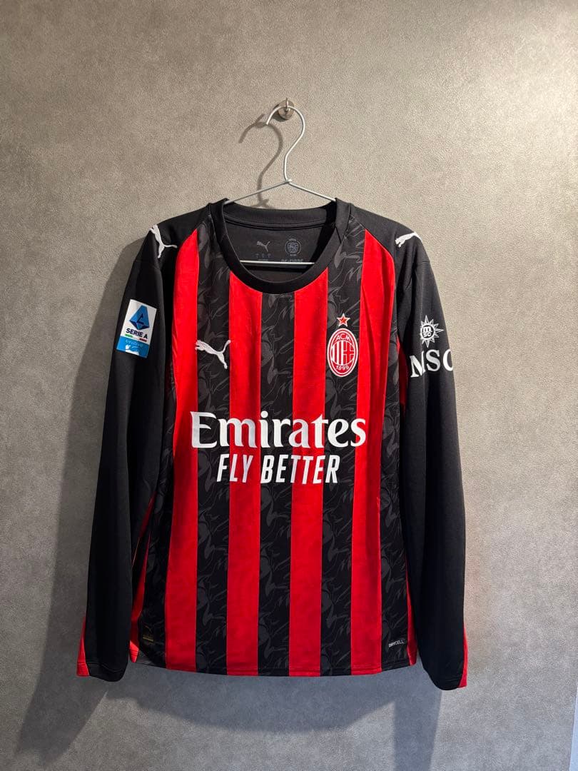 モドリッチ ACミラン 25/26ホームユニ　長袖【正規品・紙タグ付】