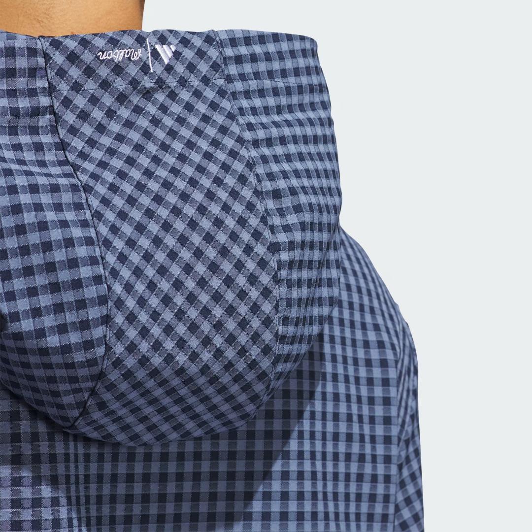 adidas × MALBON GOLF ギンガムチェックアノラックフーディー