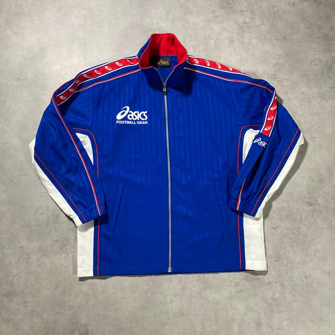 00s アシックス asics ジャージ 上下 セットアップ サッカー 練習着