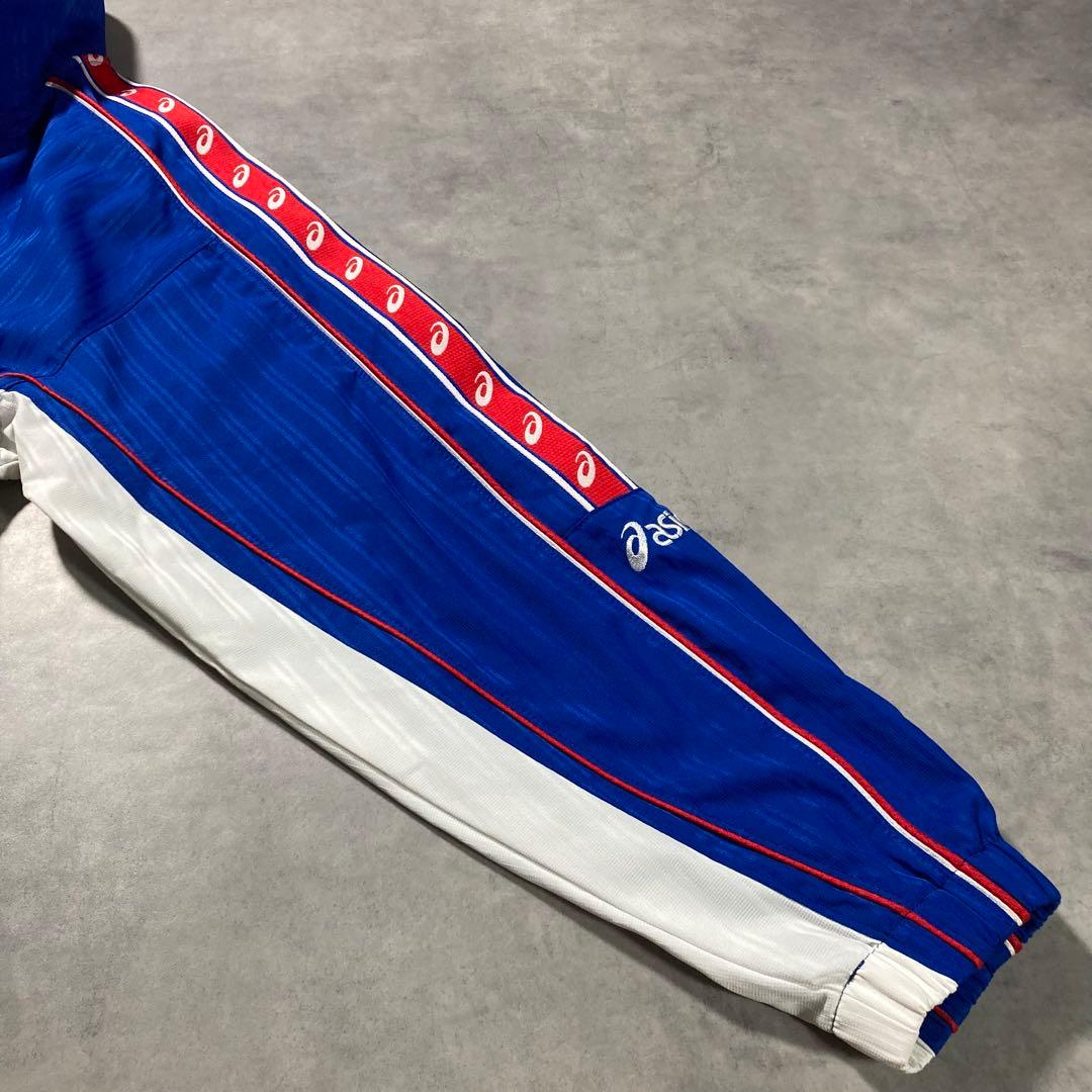 00s アシックス asics ジャージ 上下 セットアップ サッカー 練習着