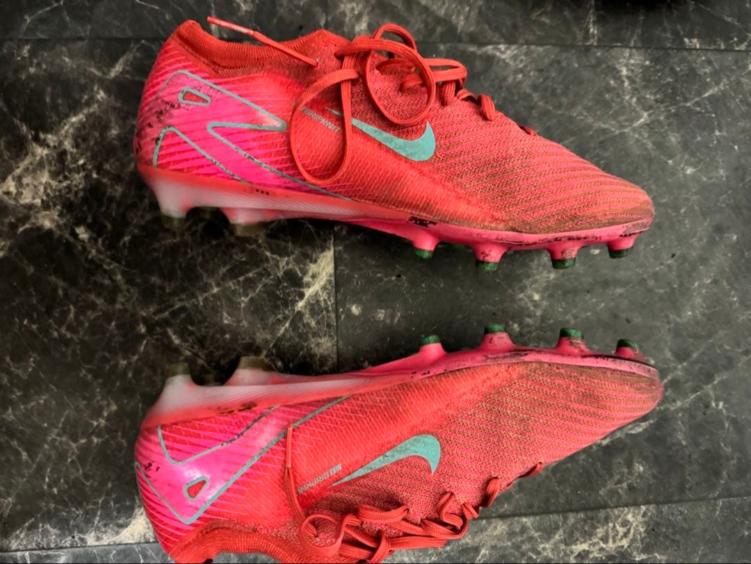 Nike サッカーシューズ スパイク レッド/ターコイズ