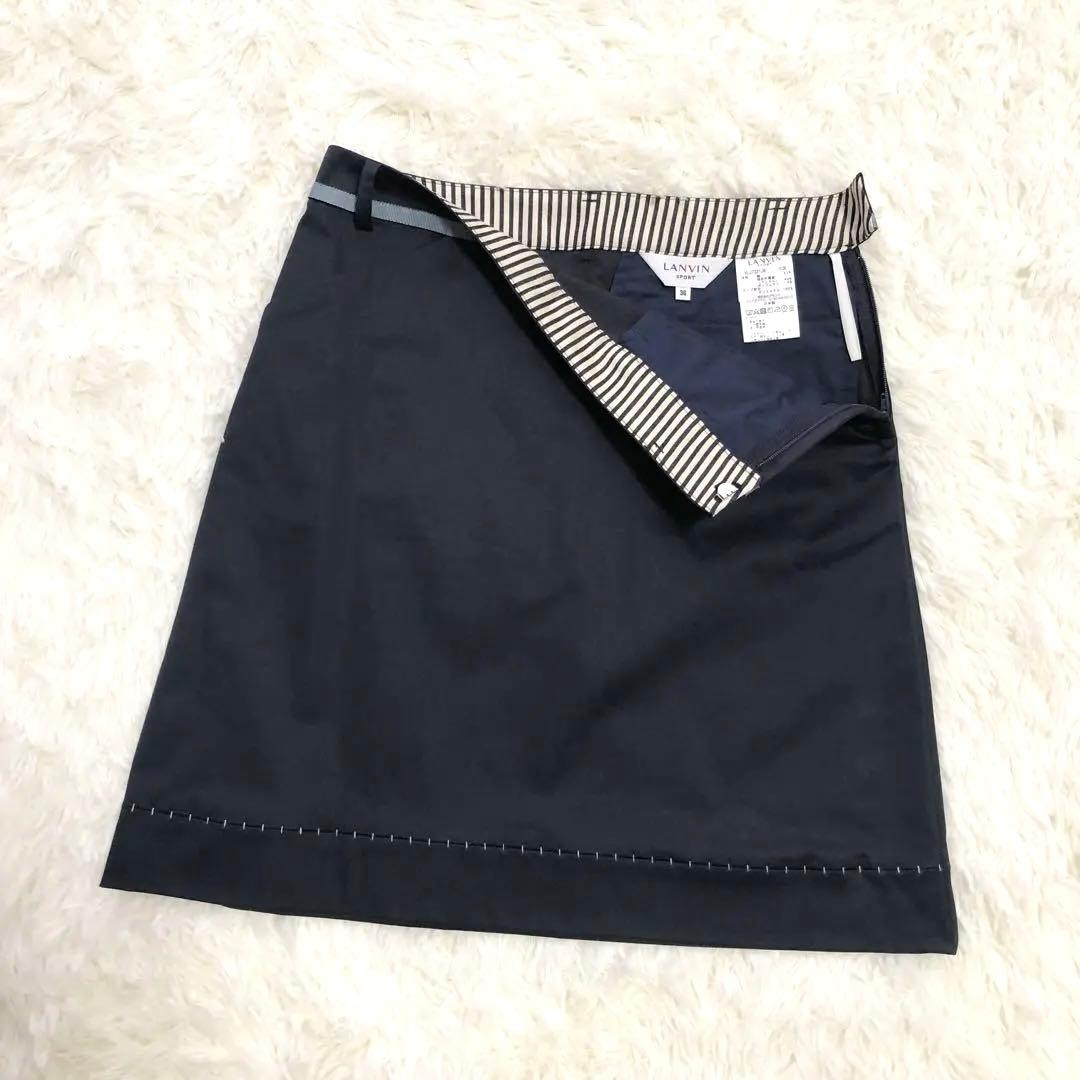 美品♪ランバンスポール 上下セット 長袖ハーフジップ スカート