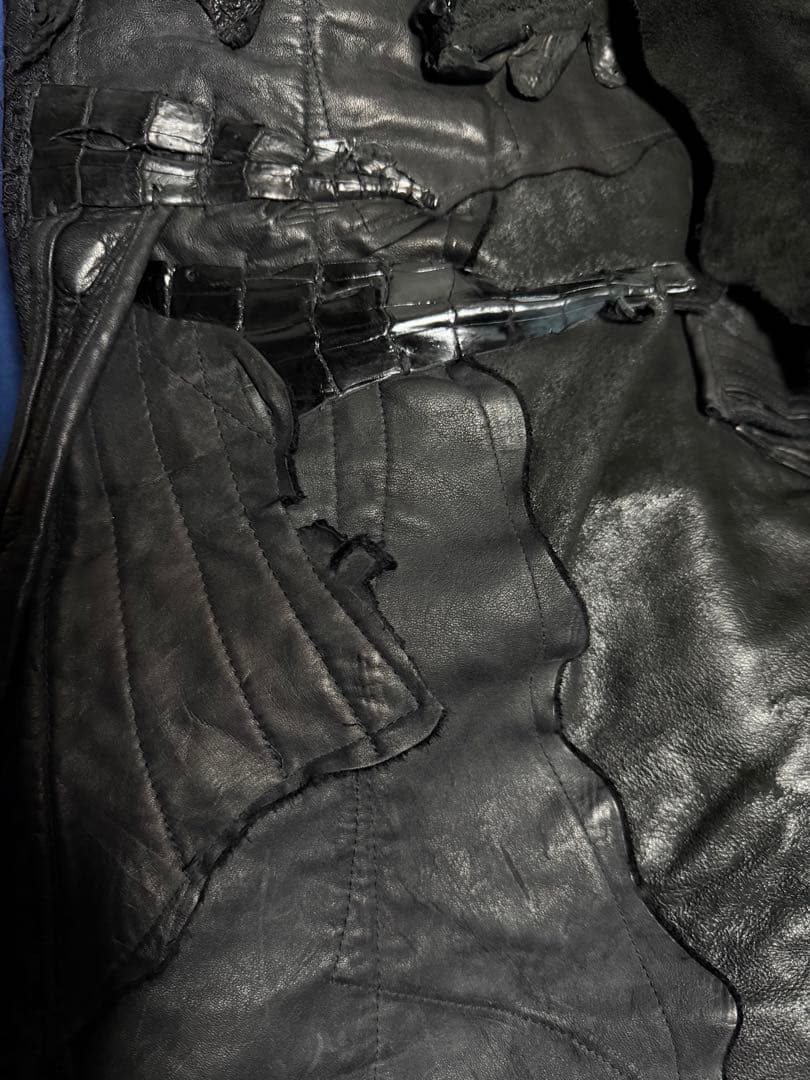 T.Tshohei takamiyaレザー巻きスカート ifsixwasnine