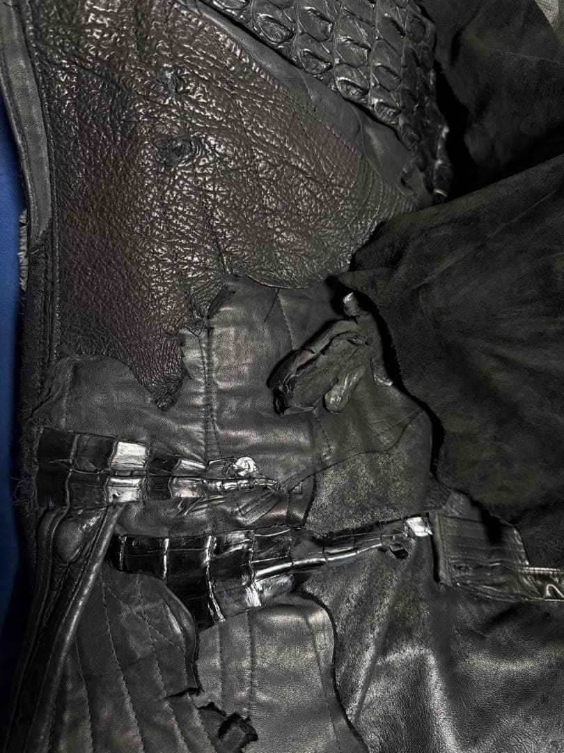 T.Tshohei takamiyaレザー巻きスカート ifsixwasnine