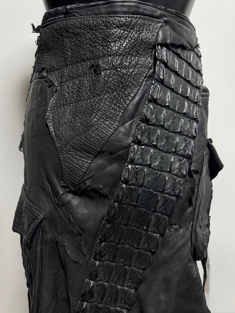 T.Tshohei takamiyaレザー巻きスカート ifsixwasnine