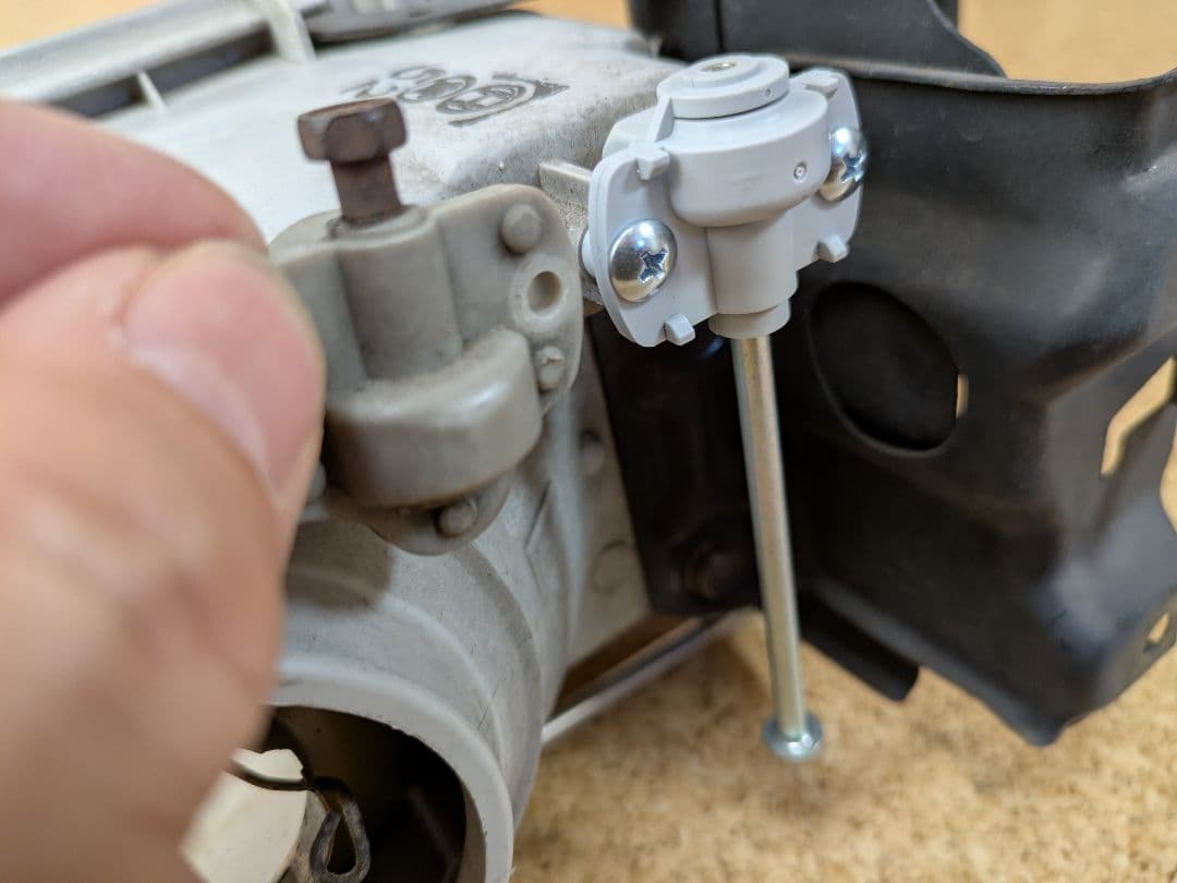 ヘッドライト AE86レビン 左 光軸調整ギア交換済