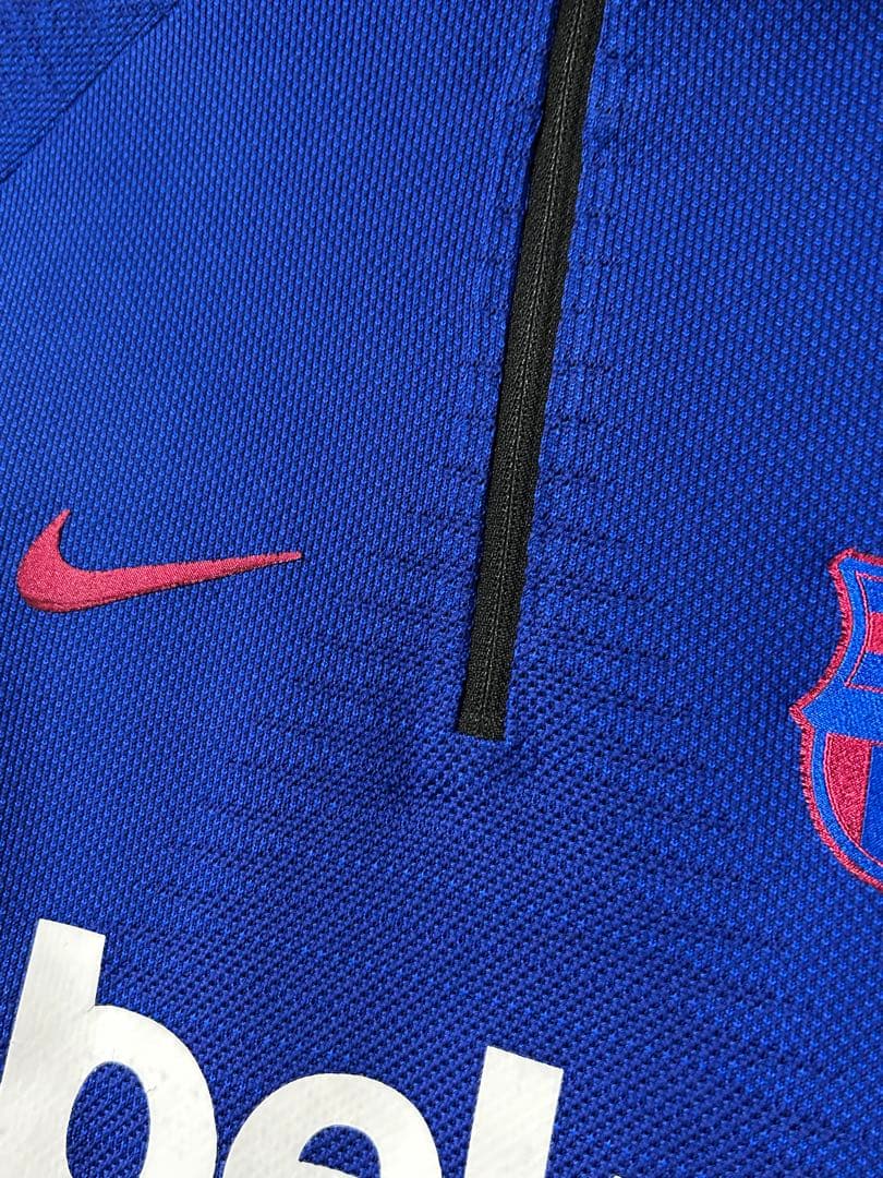 NIKE FCバルセロナ ヴェイパーニット ドリルトップ ブルー S
