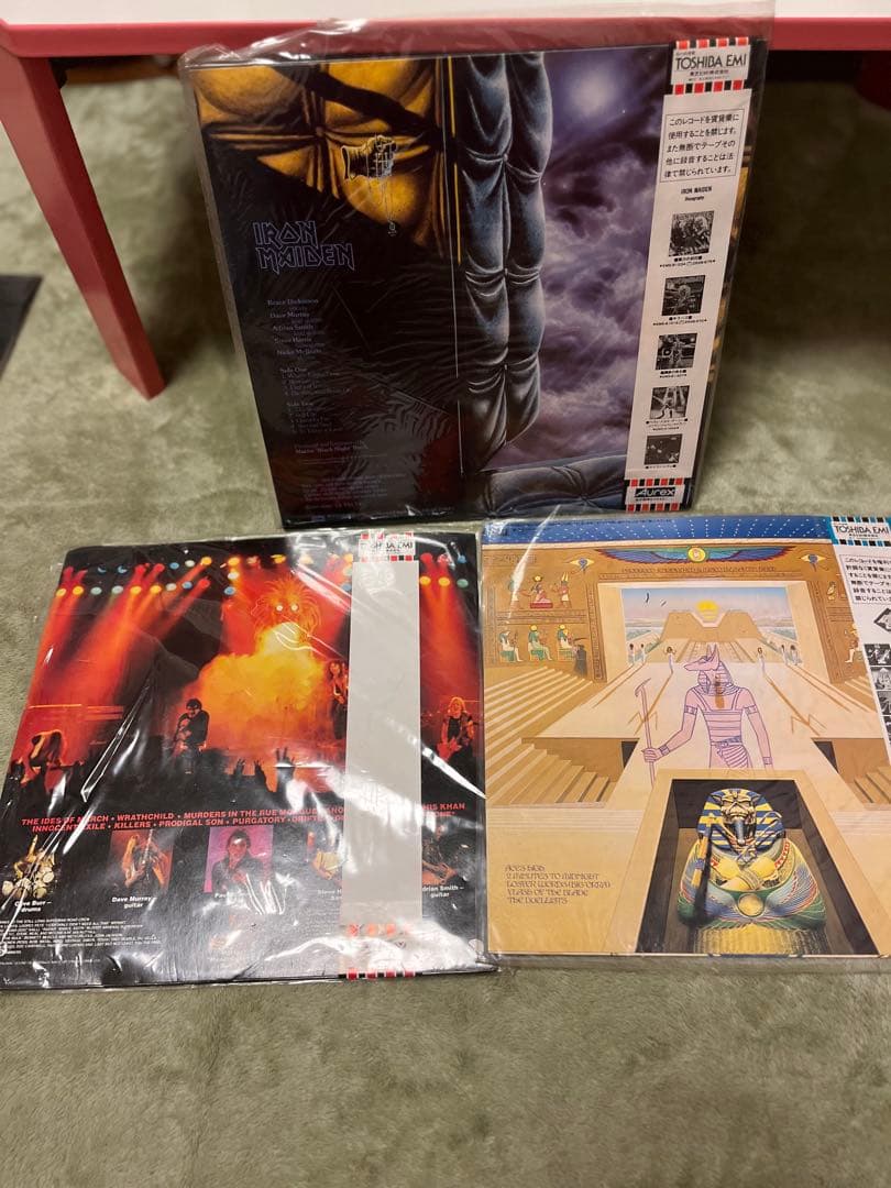 アイアンメイデン レコード3枚セット