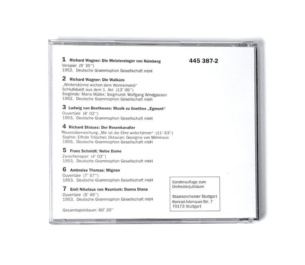 廃盤 CD ライトナー シュトゥットガルト 400年記念 1593-1993