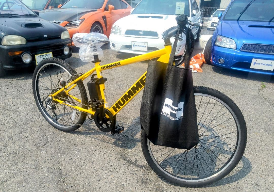 ☆HOWL様☆HUMMER 電動アシスト自転車 メーカー１年保証☆黄466