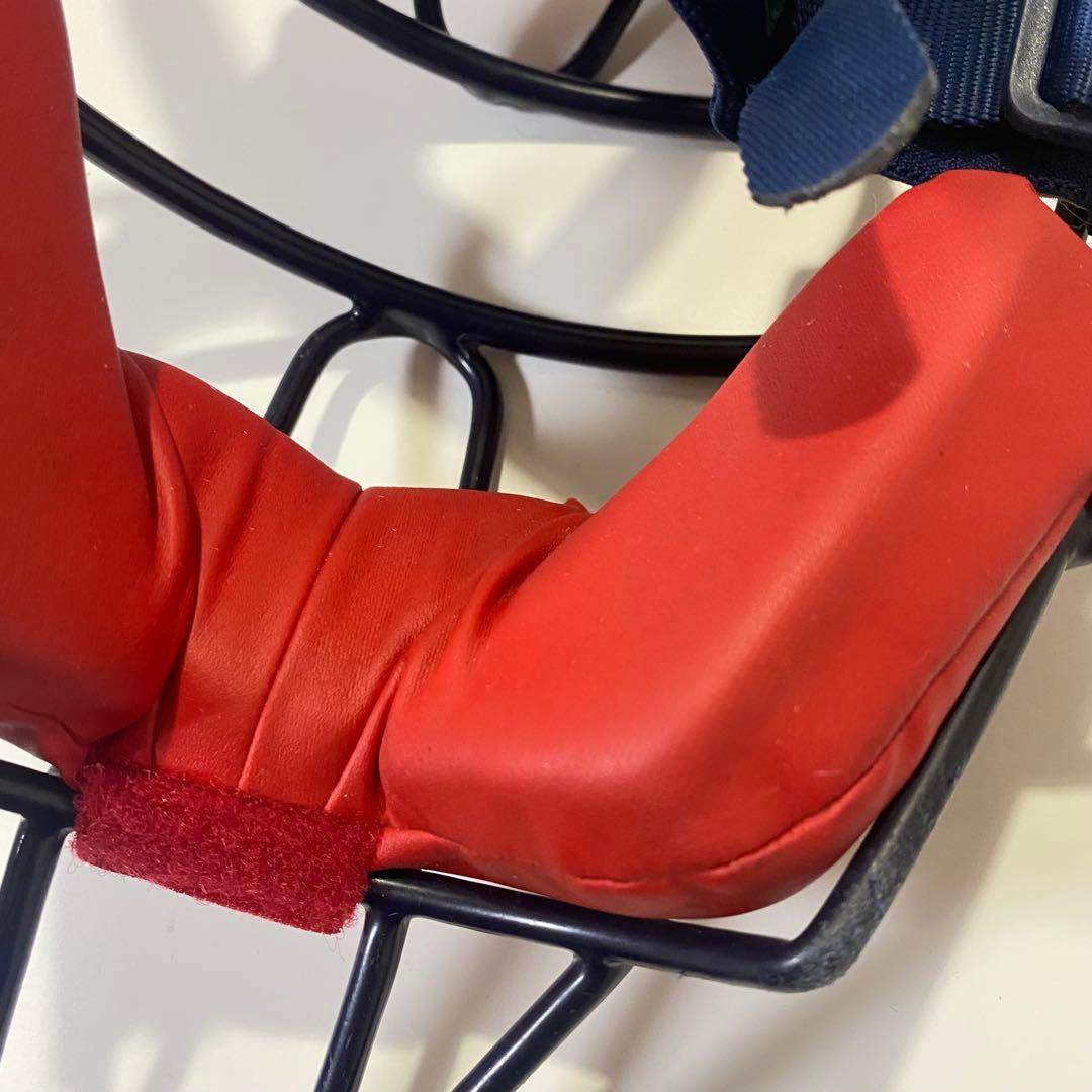 ミズノプロ ソフトボール キャッチャー防具 ネイビー マスク