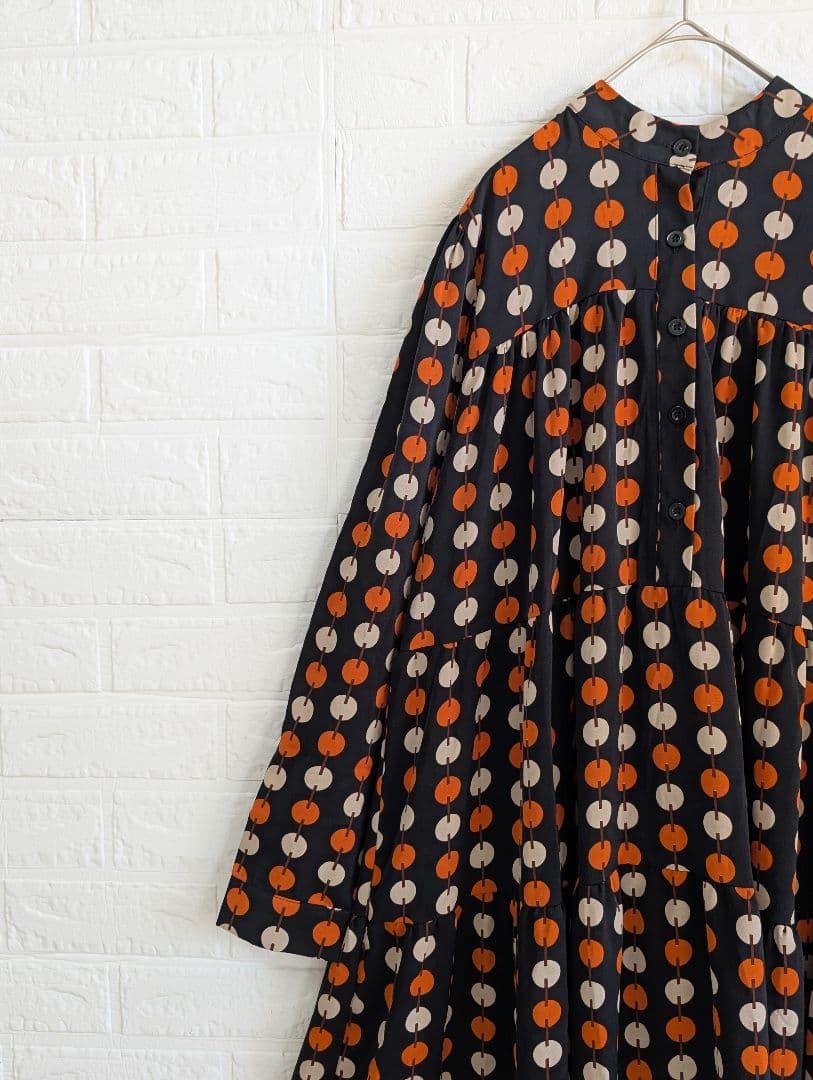 古着 レトロ古着 Vintage 昭和レトロ マキシ丈 ワンピース ドット