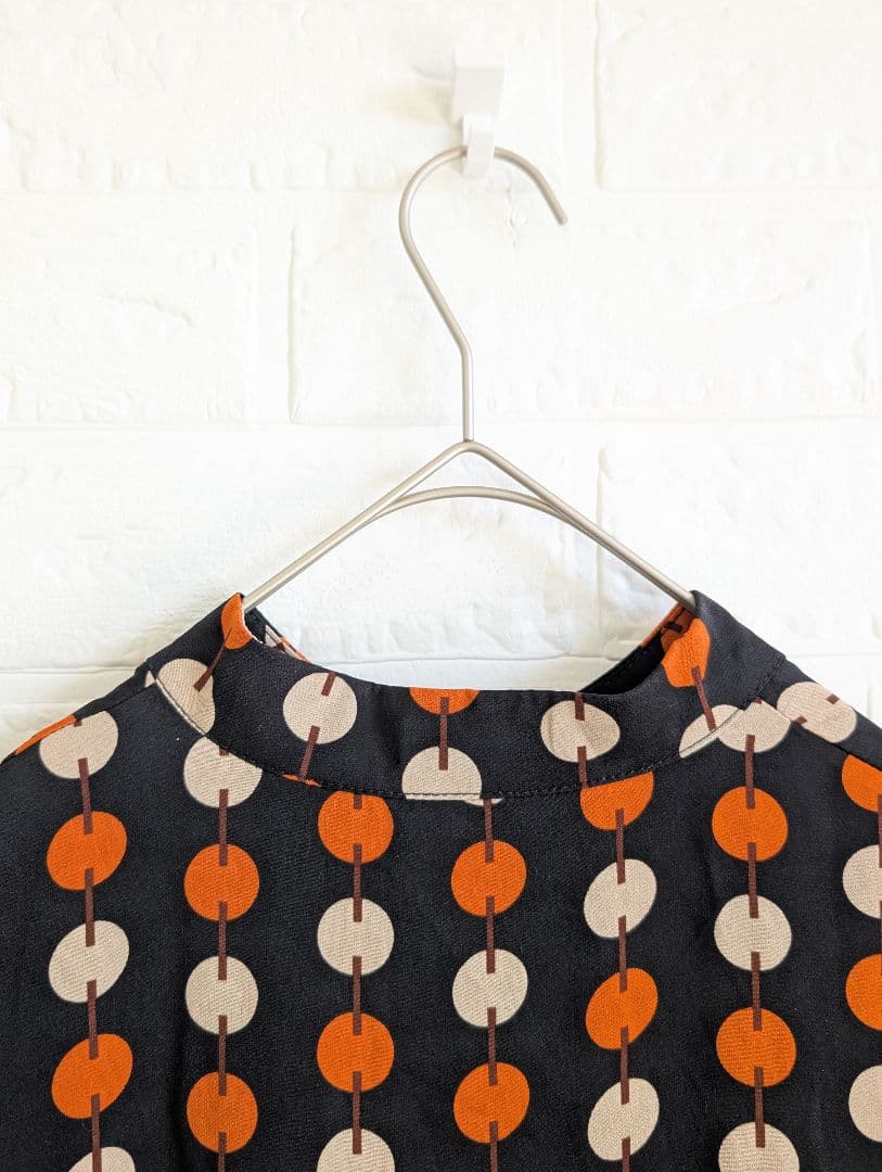 古着 レトロ古着 Vintage 昭和レトロ マキシ丈 ワンピース ドット