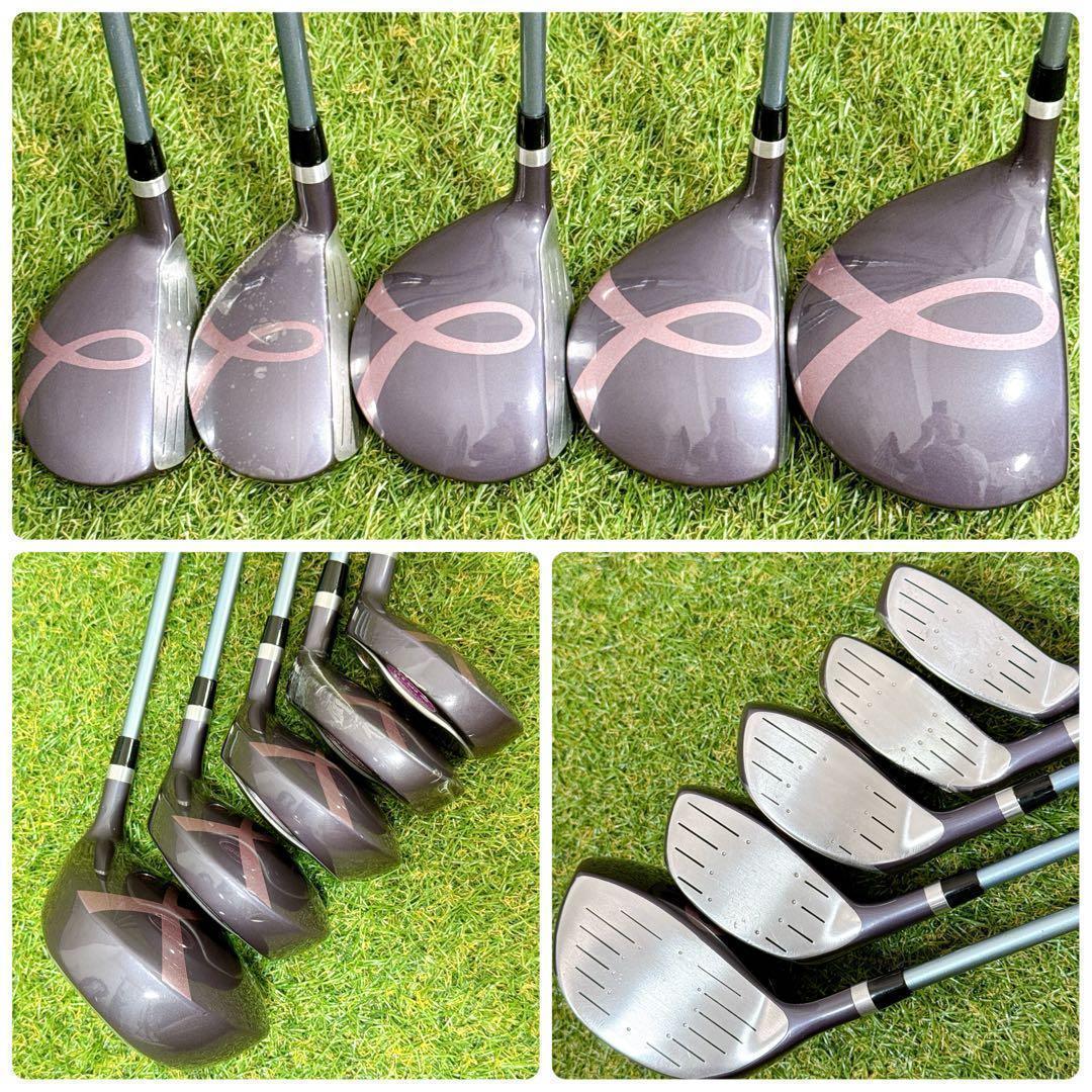 【豪華フルセット】ウィルソン キャロウェイ レディースゴルフクラブ 【K555】