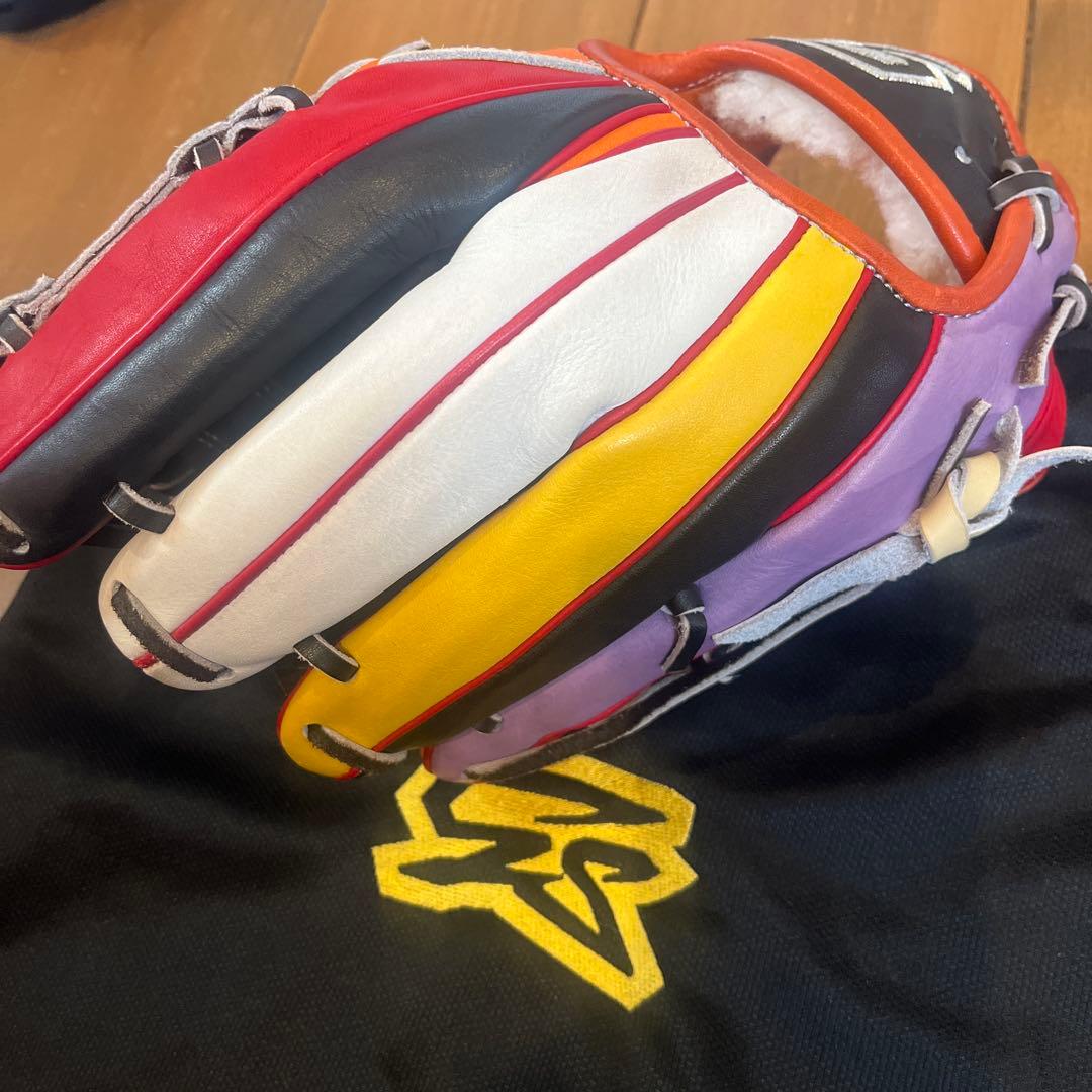 GorillaSports マルチカラーグローブ軟式用