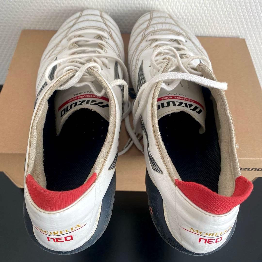 MIZUNO モレリアネオ3サッカースパイク 27.0㎝　ホワイト　ブラック