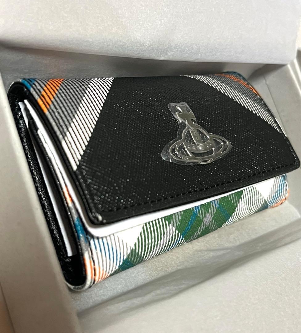 Vivienne Westwood タータンチェック 4連キーケース