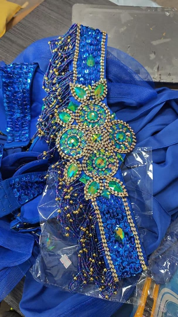 ベリーダンス衣装 ブラスカートベルトセットアップ 3色 オーダーメイド