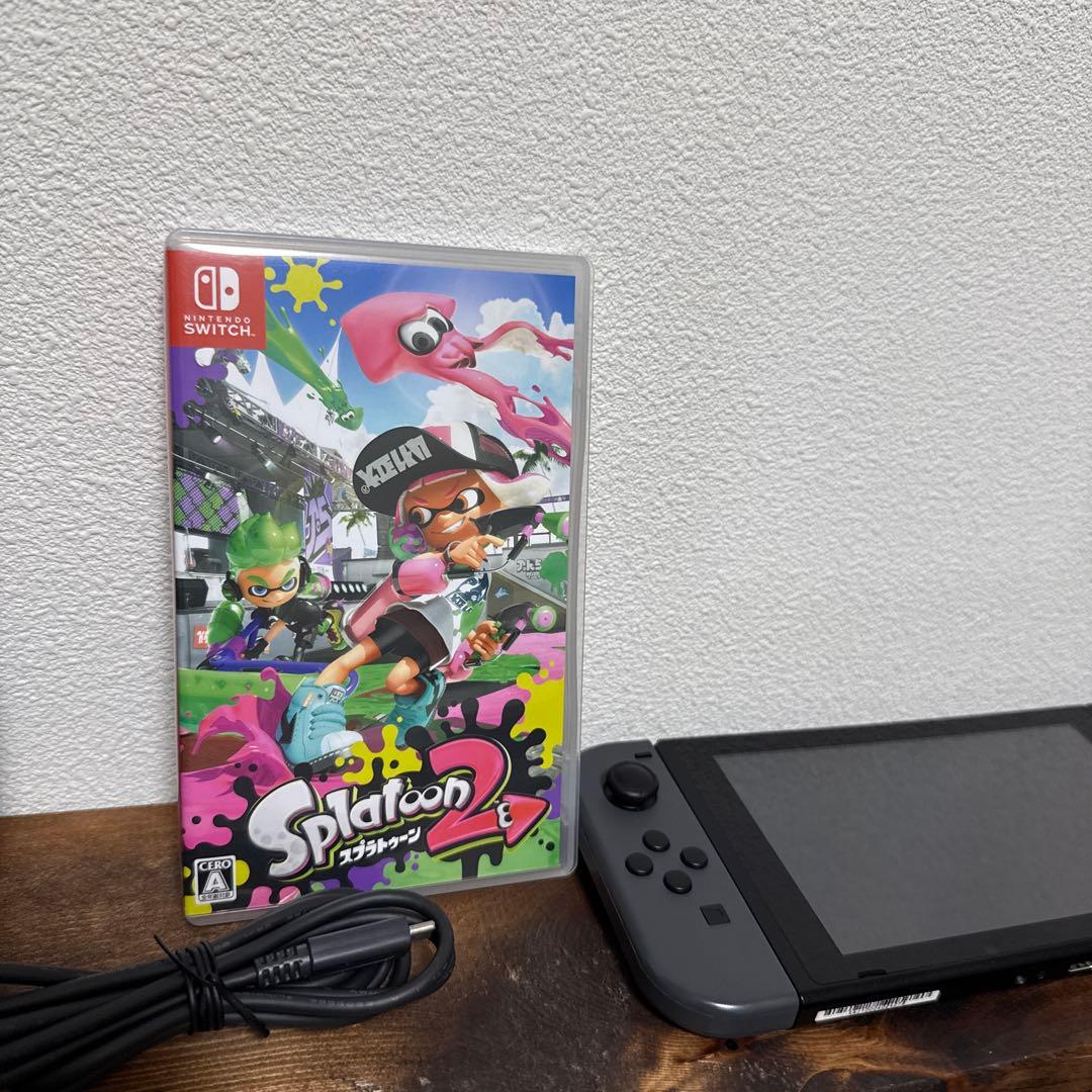 Nintendo Switch グレー セット スプラ2おまけ