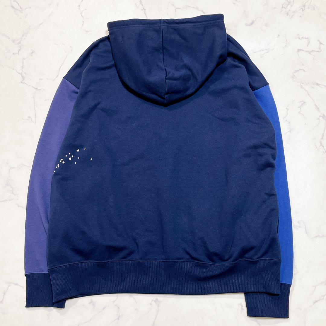 可愛い✨試着のみ グラニフ シマエナガ柄スウェットパーカー フーディ大きいサイズ